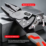 Cleste Patent cu Clichet  – Autoblocant, Taiere si Dezizolare Cabluri