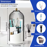 Organizator Baie 3 Compartimente cu Capac Antipraf