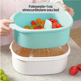 Curatator pentru Fructe si Legume cu Perie si Sistem de Rotire