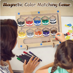 Labirintul Magnetic cu Culori și Numere