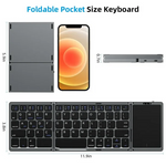 Tastatură pliabilă Bluetooth cu Touchpad