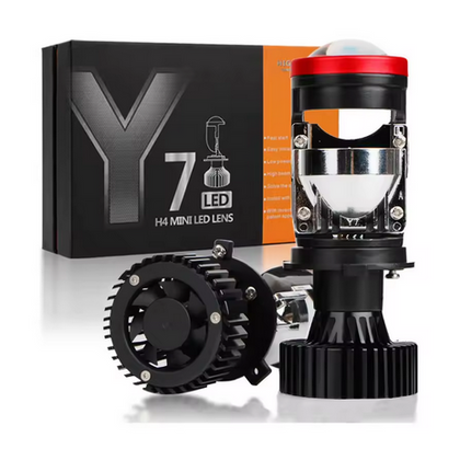 Becuri LED Y7D H4 Canbus Auto 6000K 50W 4800LM Kit Conversie Fază Lungă/Scurtă
