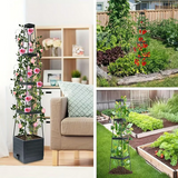 Jardinieră Înălțată cu Spalier pentru Plante Cățărătoare 140cm – Design Modern și Auto-Irigare