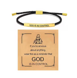 Brățară inspirațională „Dumnezeu deține controlul” ✝️