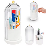Organizator Baie 3 Compartimente cu Capac Antipraf
