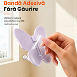 Set 4 Carlige Fluture Rotative – Organizare Inteligenta Fara Gaurire