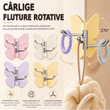Set 4 Carlige Fluture Rotative – Organizare Inteligenta Fara Gaurire
