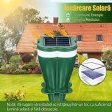 Dispozitiv Solar cu Ultrasunete și Vibrații pentru Alungarea Cârtițelor, Șerpilor și Rozătoarelor