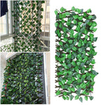 Gard decorativ artificial cu frunze