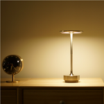 Lampă metalică fără fir - Lumină de birou reglabilă și reîncărcabilă